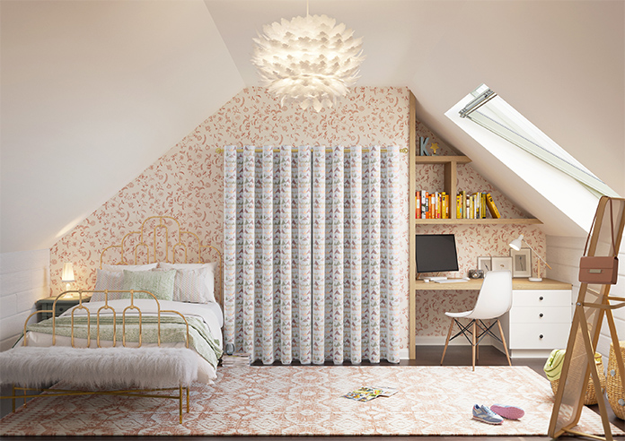 Cloudy Peaks, Rosey Hues - Made to Measure Curtains - Image 15